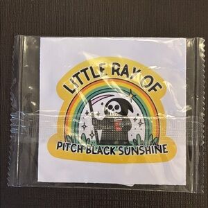 (3 for $20) Grim Reaper Sticker Little Ray of Pitch Black Sunshine new